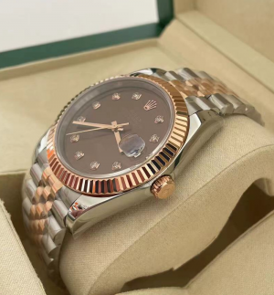 롤렉스 Datejust 41 오이스터스틸 에버로즈 골드 126331